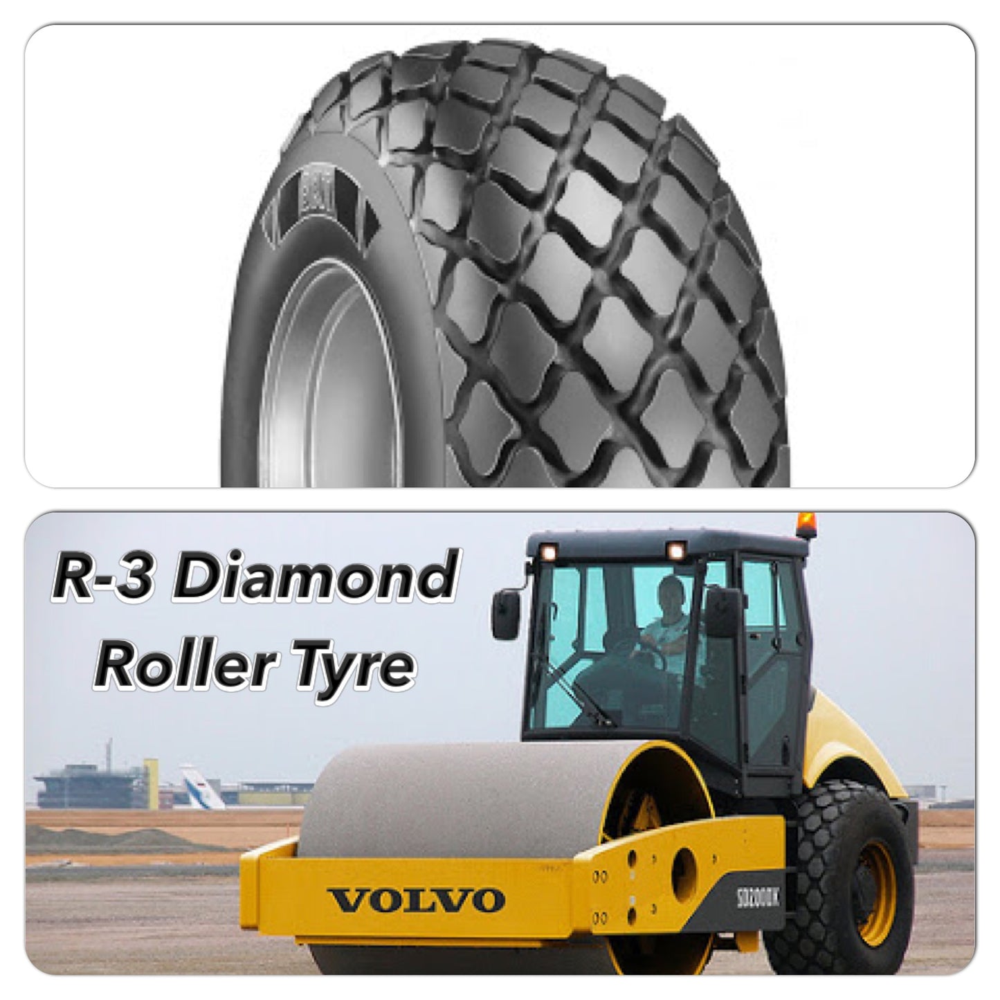 BKT 23.1-26 (12) TL TR-387 (R-3) BKT - Diamond Roller Tyre (2503)