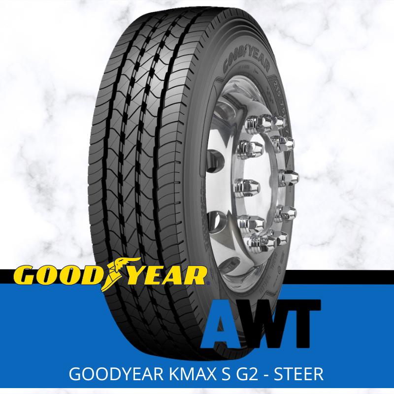 GOODYEAR 385/65R22.5 164K/158L KMAX S G2 (Super Single) - STEER (2502)