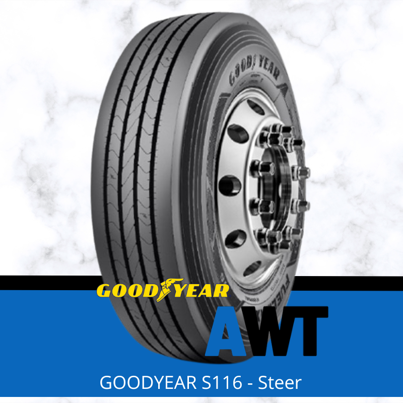 GOODYEAR 295/80R22.5 152/149M S116 - STEER (2607)