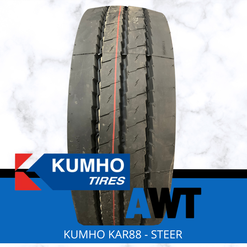 KUMHO 385/65R22.5 24PR KAR88+ (Super Single) - STEER (2504)