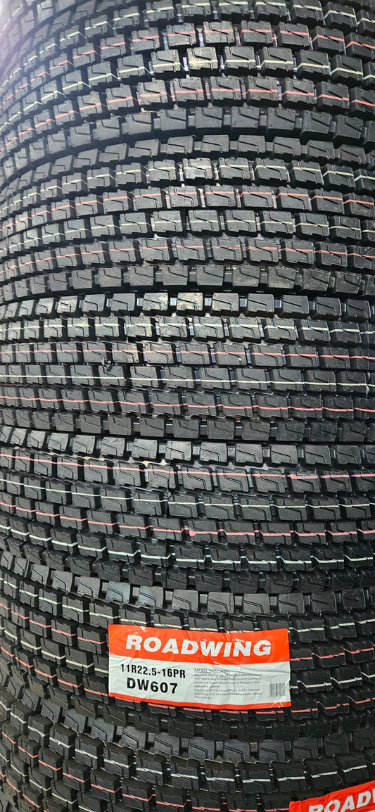 ROADWING 11R22.5 148/145M 16PR DW607 - BLOCK DRIVE (2601)
