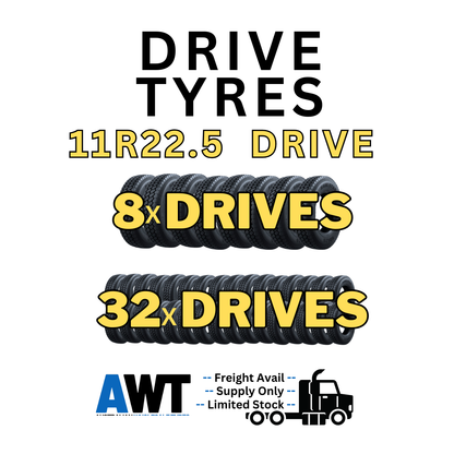 11R22.5 Drive Tyre Special - 8x or 32x Tyre Packages (Pick Up Warehouse) (2609)