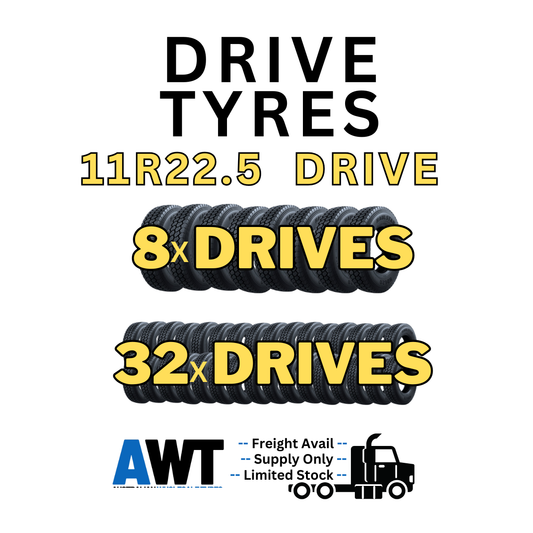 11R22.5 Drive Tyre Special - 8x or 32x Tyre Packages (Pick Up Warehouse) (2609)