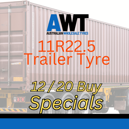 11R22.5 Trailer Tyre 12 & 20 Buy Specials (SYD / BNE)
