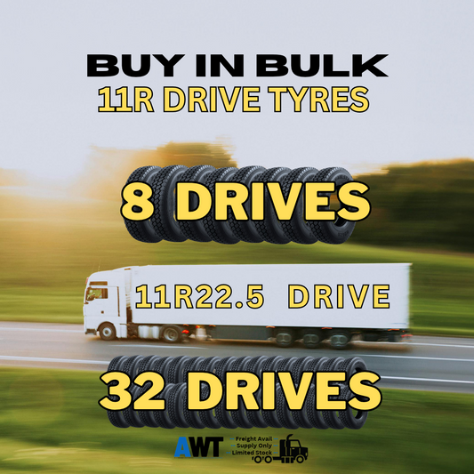 BULK BUY 11R22.5 Drive Tyre Special - Packages (8 OR 32) - Pick Up Warehouse (2609)