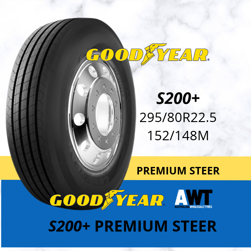 GOODYEAR 295/80R22.5 152/148M S200+ - STEER (2611)