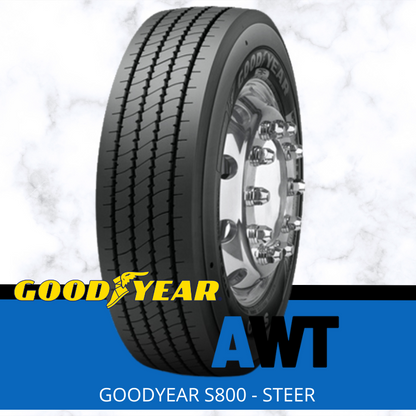 GOODYEAR 295/80R22.5 152/149M S800 - PREMIUM STEER (2611)
