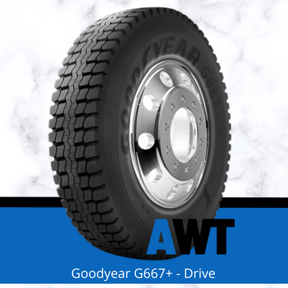 GOODYEAR 11R22.5 148/145L 16PR G667+ - DRIVE (2607)
