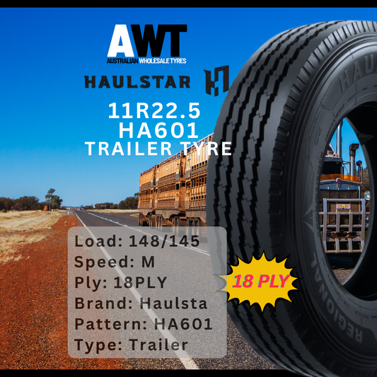 HAULSTAR 11R22.5 148/145M 18PLY HA601 - TRAILER (2611)