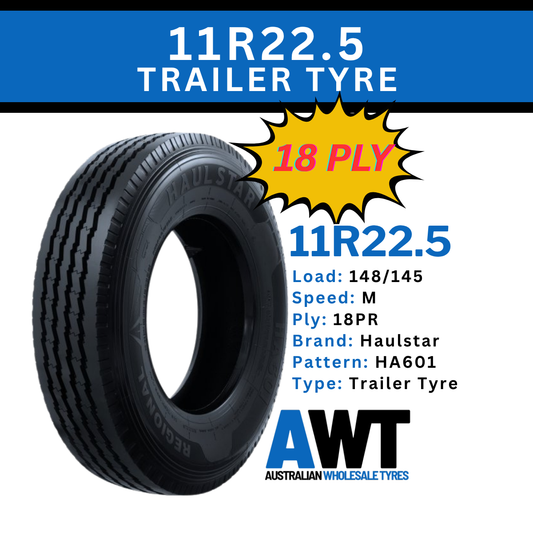 HAULSTAR 11R22.5 148/145M 18PLY HA601 - TRAILER (2610)