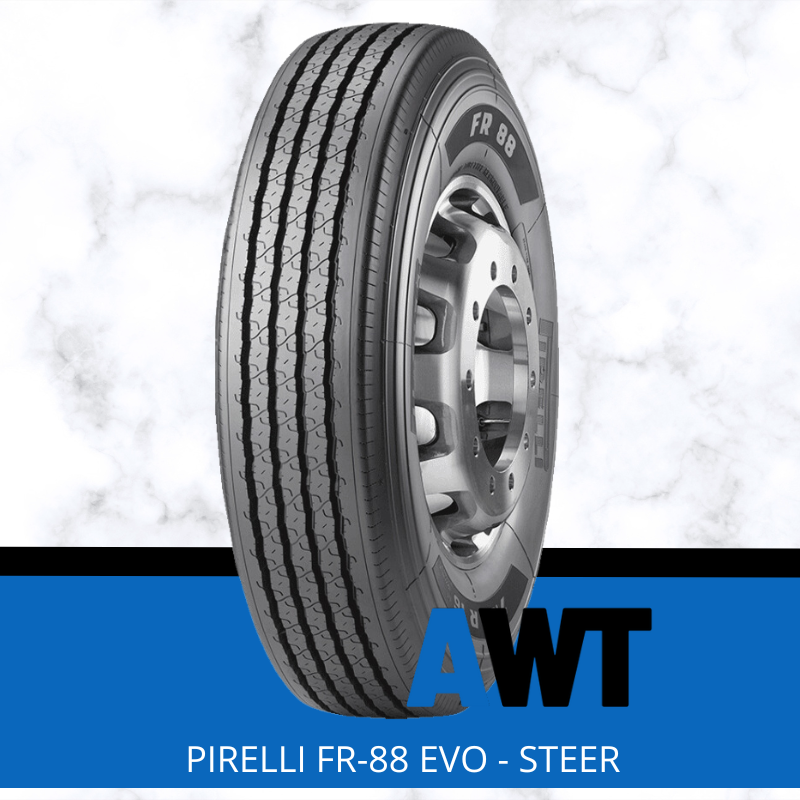 PIRELLI 385/65R22.5 24PR 164K FR-88 EVO (Super Single) - STEER – AWT ...